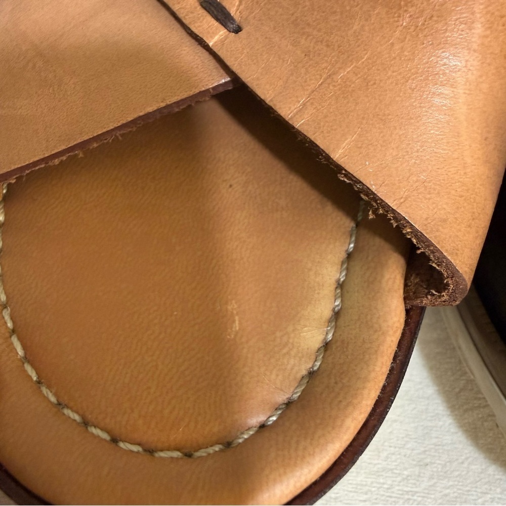 Kenneth Kole New York Brown Leather Platform Sandals Size EUR 39 - Picture 12 of 13